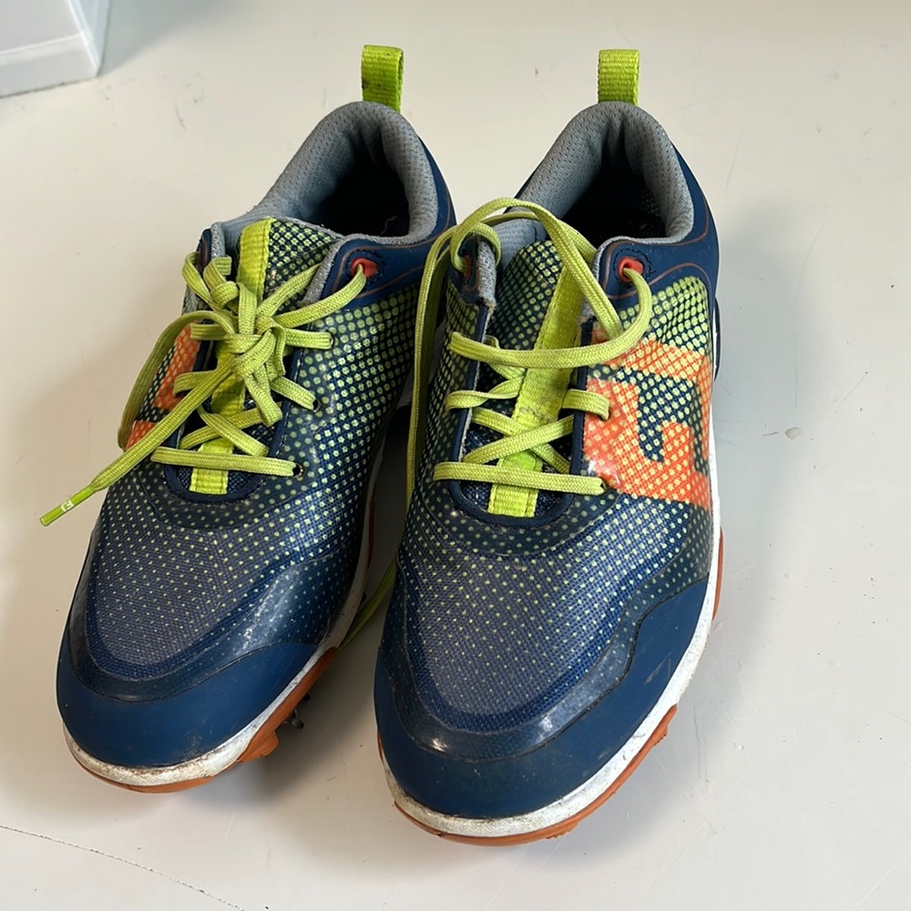 FootJoy Kids Navy, Lime Green & Orange Athletic Sneakers